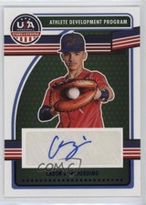 2023 Panini USA Baseball Stars & Stripes Blue Caden Borcherding Auto 14ij
