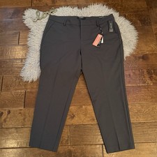 Liverpool Kelsey Trouser Pants Size 22 W Grey Office Career Minimalist Basic New