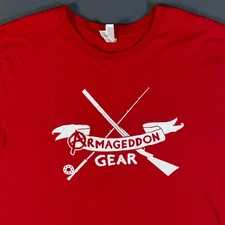 Very Rare! Discontinued Armageddon Gear Hunt Tshirt XLarge Fish Shoot Made USA!