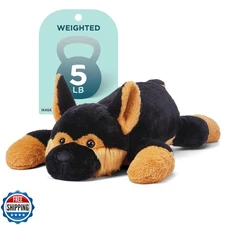 IKASA 5lbs Weighted Stuffed Animal German Shepherd Dog,26 inches Plush Toy Gi