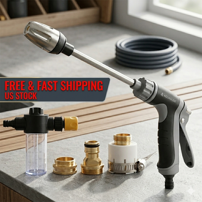 #ad Aquoxis Cordless Cleaning Device Converts Garden Hose to Pressure Washer $16.95