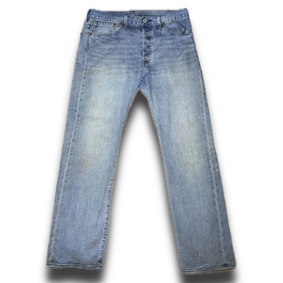 Levi's Men's 501 32x30 Original Straight Fit Jeans - Dark Wash USED GOOD