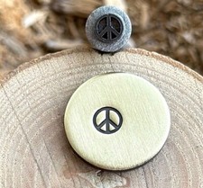 PEACE SIGN Metal Stamp Steel Marking Die Peace Sign Impact Punch Stamp Tool