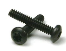 Torx 6 Lobe Pan Head Machine Screw Black Oxide Stainless Steel Screws 4-40 100pc