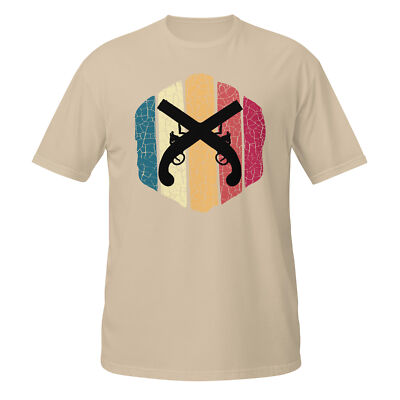 Flintlock t-shirt, musket t-shirt, rétro arme à feu ancienne t-shirt