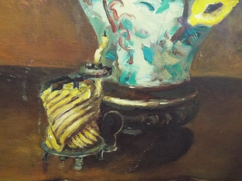 ORIGINAL STILL LIFE FLORAL BOUQUET OIL PAINTING BY ADENA ZIPPORA N. WALKER NR - Picture 8 of 12