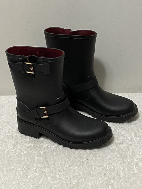 tommy hilfiger mela rain boots