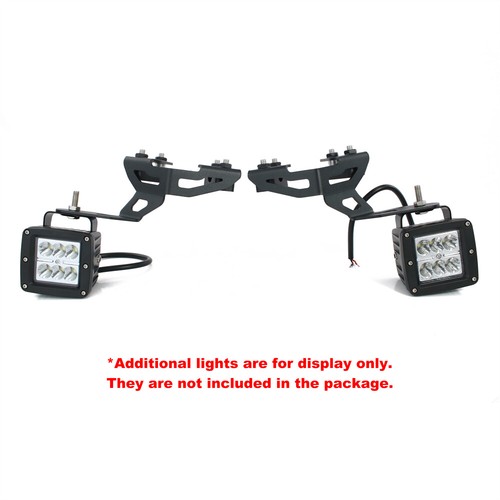 Soporte de luz auxiliar negro apto para Kawasaki Versys 650 2014-2024 2015 - Imagen 4 de 20