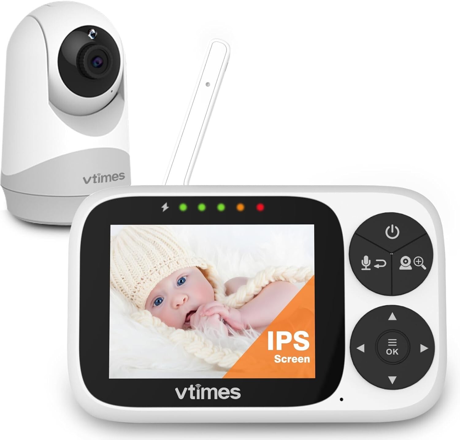Baby Monitor with Camera and Audio-image