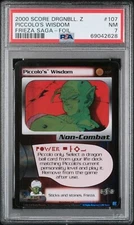 PSA 7 Limited Foil Piccolo's Wisdom 2000 Frieza Saga DBZ Dragon Ball Z Score NM