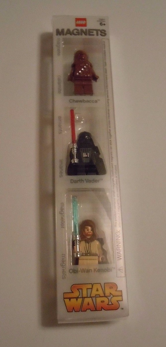 New LEGO STAR WARS MiniFig Magnet Set M229 CHEWBACCA DARTH VADER