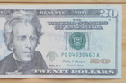2017 $20 Dollar Bill US Federal Reserve Note  04630463 Repeater Note — photo 1