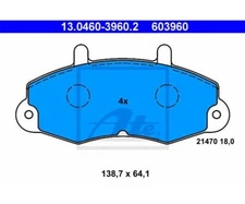 Brake Pad Set, Disc Brake Ate 13.0460-3960.2 for Ford
