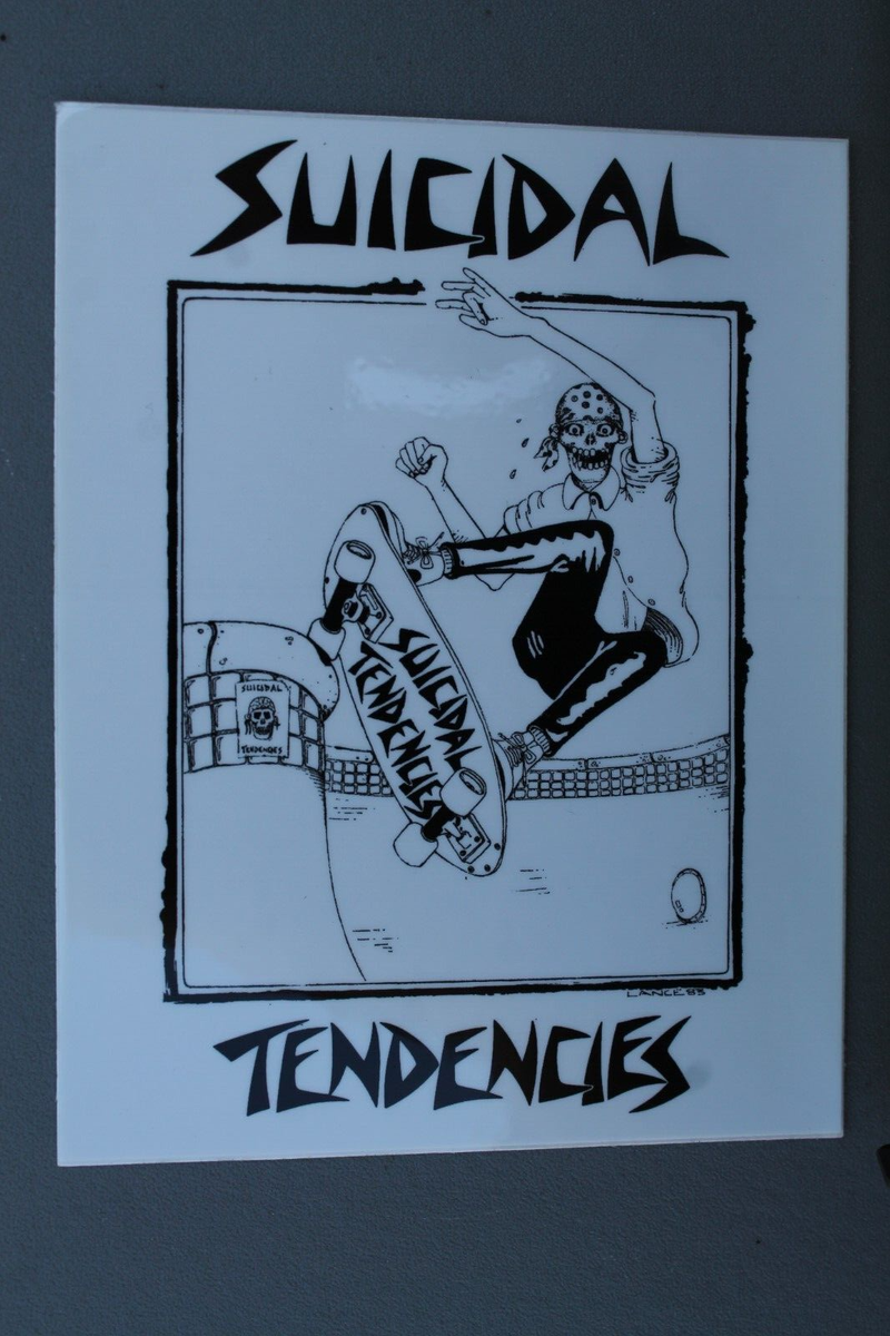 Suicidal Tendencies Punk Rock Dogtown Pool Skateboard Z83A