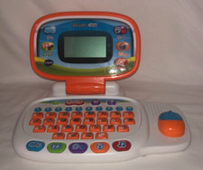 VTech Tote and Go Laptop Orange Ages 3 , Batteries Included Animal Theme - Used