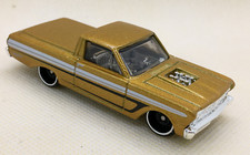 1965   FORD RANCHERO    gold    1/64 DIE-CAST ~~ HOT WHEELS