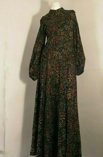 Robe Longue Vintage Graphique Pop Art LIONYL PARIS - Années 70 - Taille 36