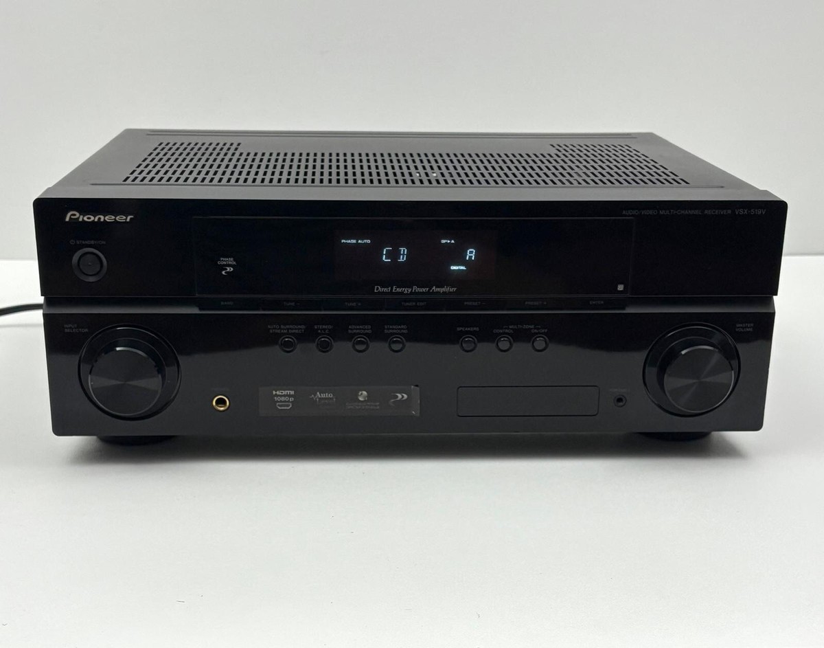 Pioneer 5.1 Channel Stereo Receiver VSX-519V-K Amplifier- No