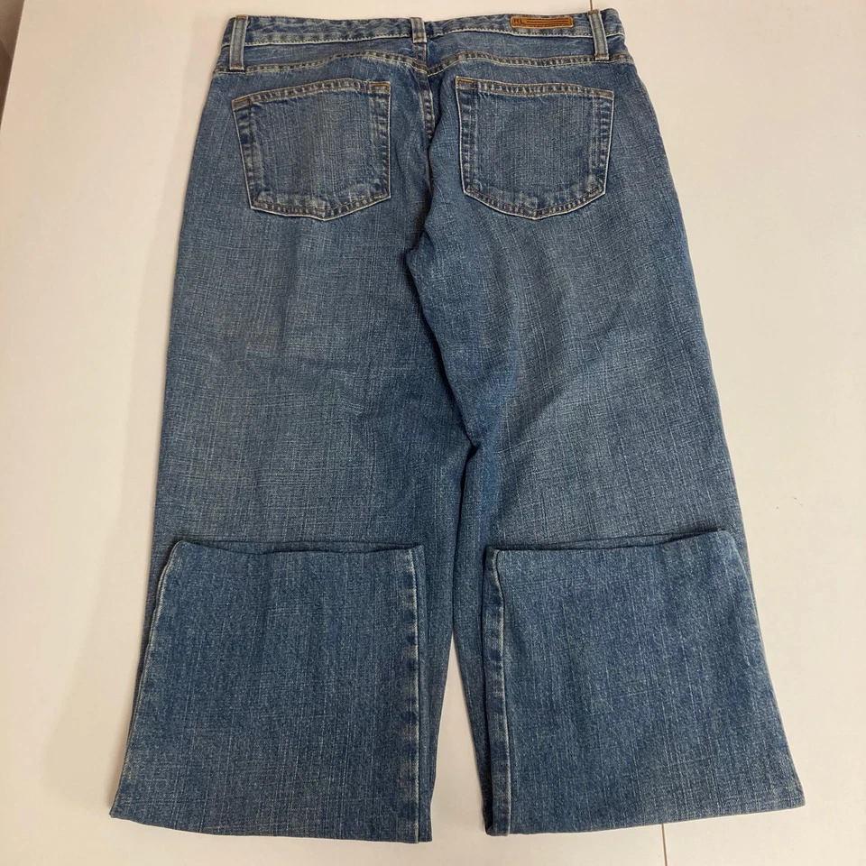Pantalones de mezclilla Polo Company Ralph Lauren de colección para mujer pantalones de mezclilla de sábado 33x30 dobladillo relajado para mamá Foto 4 de 4