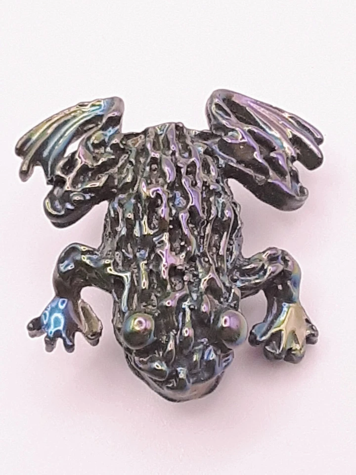 JAY STRONGWATER? Broche/Pin Rana SUPER RARA IRIDISCENTE Foto 2 de 4