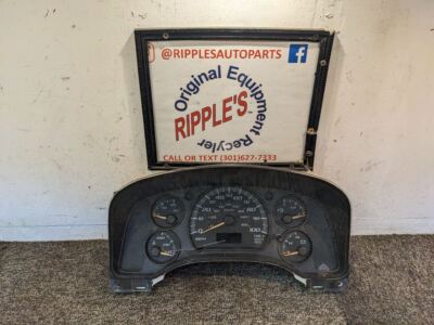 Speedometer Cluster US Fits 03 EXPRESS 1500 VAN 162K *LENS BROKEN*