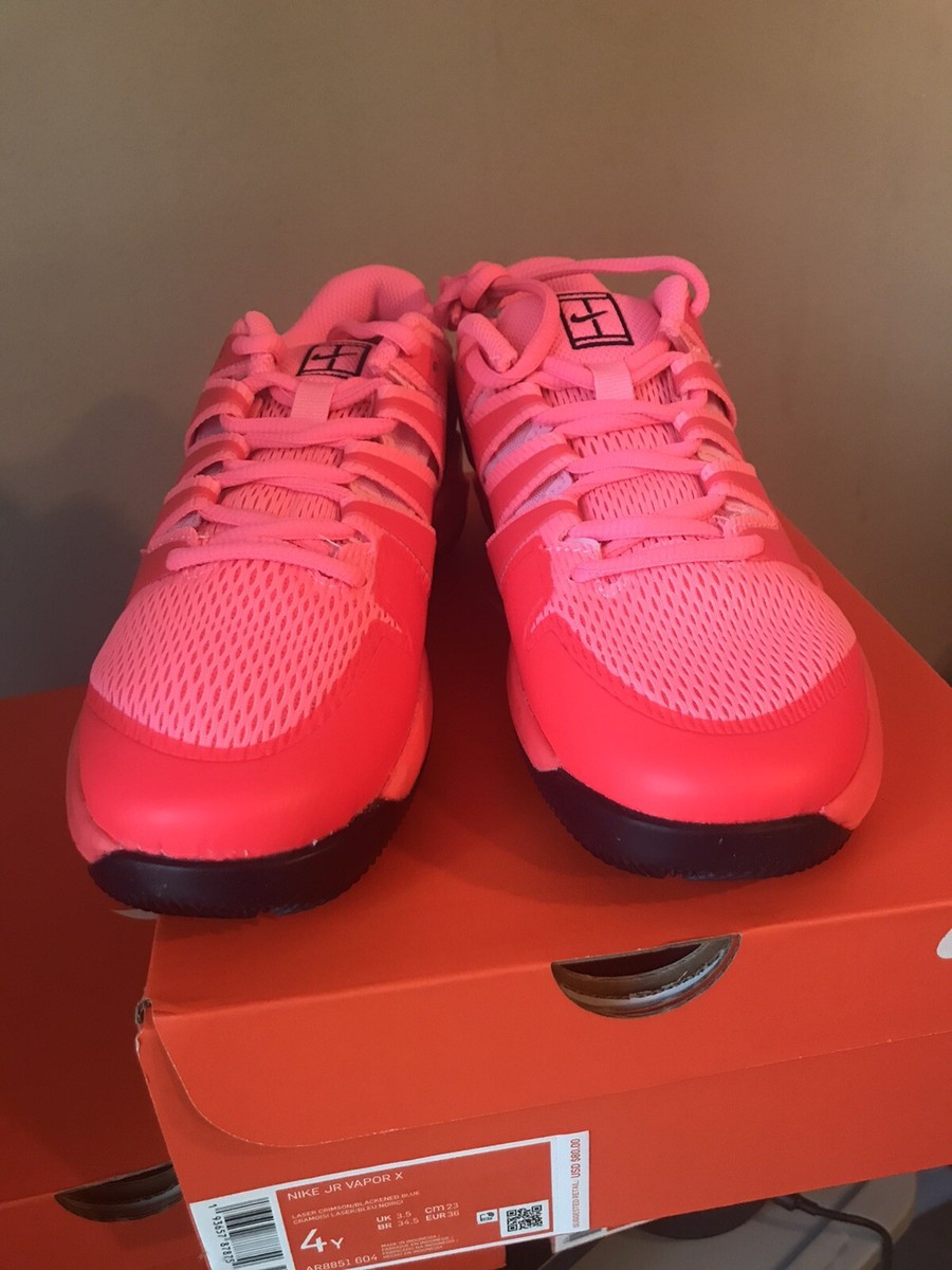 nike junior vapor x tennis shoe
