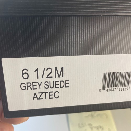 JSlides Aztec Grey Suede Slip-On Tassel Sneakers Size 6.5M New in Box Platform - Picture 6 of 8