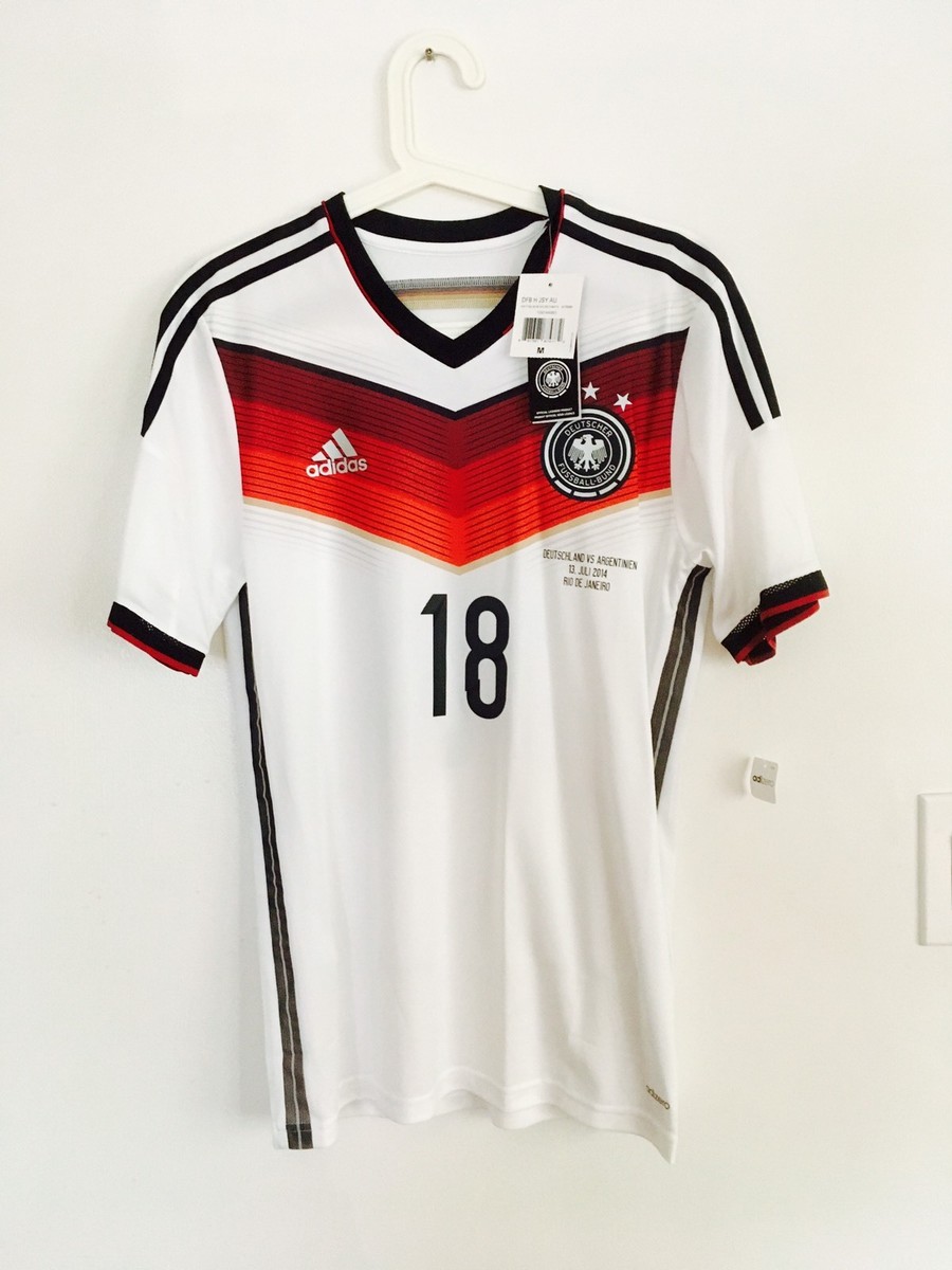 BNWT! GERMANY 14 WORLD CUP SS ADIZERO PLAYER ISSUE SHIRT BNWT! GERMANY 14 WORLD CUP SS ADIZERO PLAYER ISSUE SHIRT