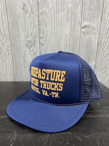 Vintage Good Pasture Motor Trucks Rope SnapBack Foam Trucker Hat Winner Brand - Picture 3 of 8