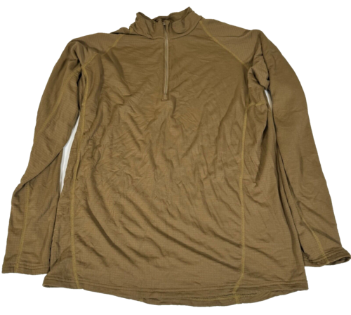 New Balance Mil 848 Tactical Performance Grid Shirt 1/4 Zip Coyote Size 2XL - Picture 1 of 4