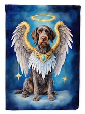 German Wirehaired Pointer My Angel Flag Garde...