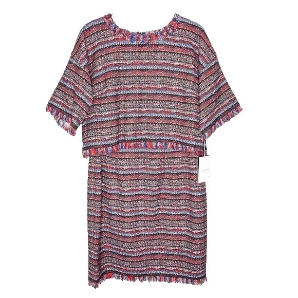 Vestidos de algodón con flecos para mujer