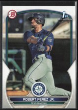 2023 Bowman Robert Perez Jr. BP-124 1st Paper | Seattle Mariners
