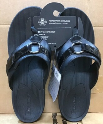 Powerstep Fusion Women's Recovery Footwear Dress Sandals Black O22