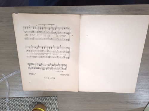 1909 Joplin, MO Sheet Music MARY BROWN sung by Imogene Bennett - Picture 2 of 3