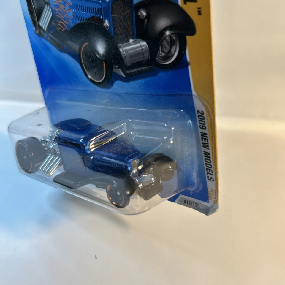 Hot Wheels 2009 New Models #012 | Blue Mid Mill 1929 Custom Truck - Image 2 of 4
