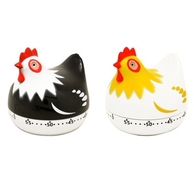 Manuell Küchentimer süßer Cartoon Chicken Schalttimer laut Alarm Kochtimer