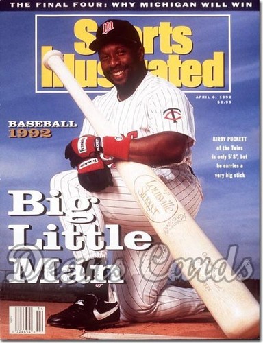 Sports Illustrated April 6 1992 - Kirby Puc SI Has Address Label on Front HOF