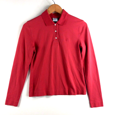 Brooks Brothers 346 Polo Shirt Top Women's Size Small Pink Solid