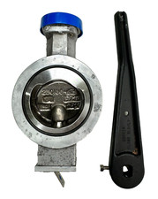 NORRISEAL Metal Seated Butterfly Valve 2-1/2" 200 Wafer, Aluminum Body, SS Trim