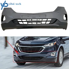 For 2018-2020 Chevy Equinox Front Bumper Cover & Lower Valance Grille Grill Set
