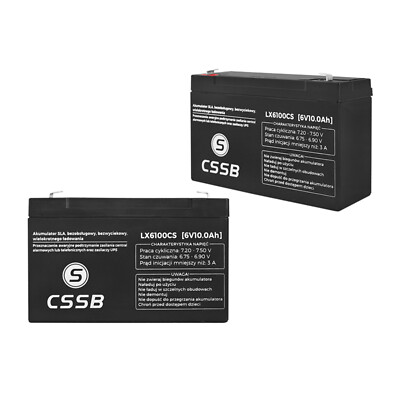 Akku Gel 6V 10Ah CSSB LX6100
