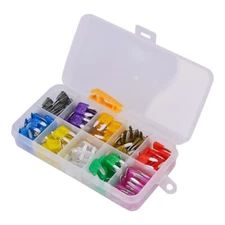120pcs MINI Blade Fuse Assortment Auto Car Motorcycle SUV FUSES Kit APM ATM