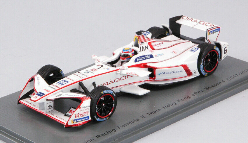 Formule E Spark S5945 Dragon Racing N6 Miniature de Collection Haute Précision