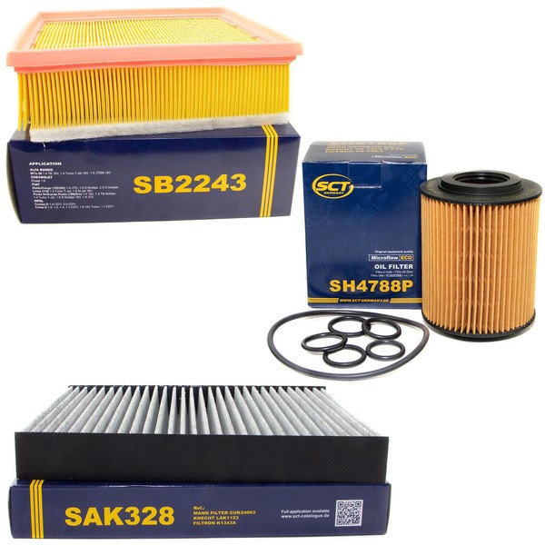 Inspektionspaket Filterset SCT FüR Opel Meriva B 1.7 Cdti S10 100 PS 110 131 PS-image
