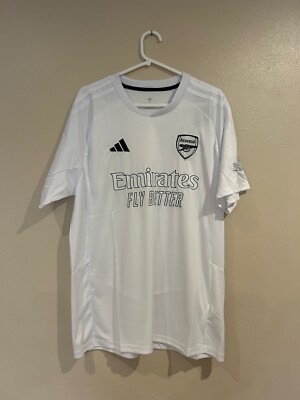 Arsenal Adidas 23/24 No More rot weiß FA Tasse Erwachsene Herren Trikot Shirt XL