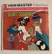 View-Master SECRET SQUIRREL and ATOM ANT - B535 - 3 Reel Set Booklet