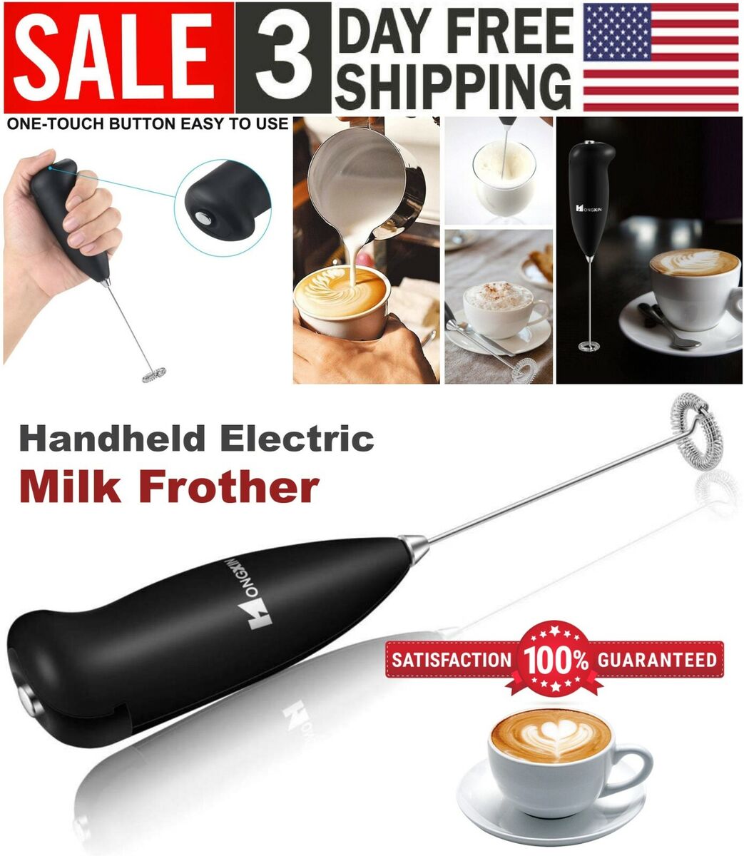 2023 new Milk Frother Handheld Mini Electric Foamer Coffee Maker Egg Beater