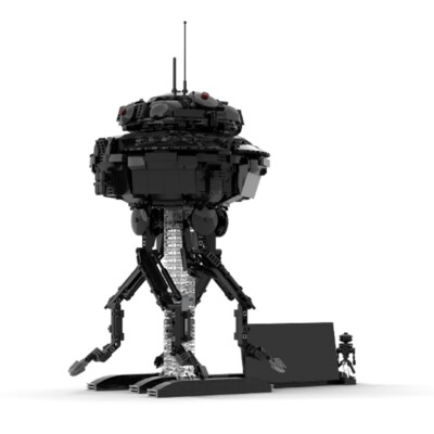 ZITIANYOUBUILD Imperial Probe Robot Model- UCS Scale Building Toys 1093 Pieces