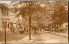 RPPC Homes on Lebanon Street, Melrose MA c1914 Vintage Postcard S34
